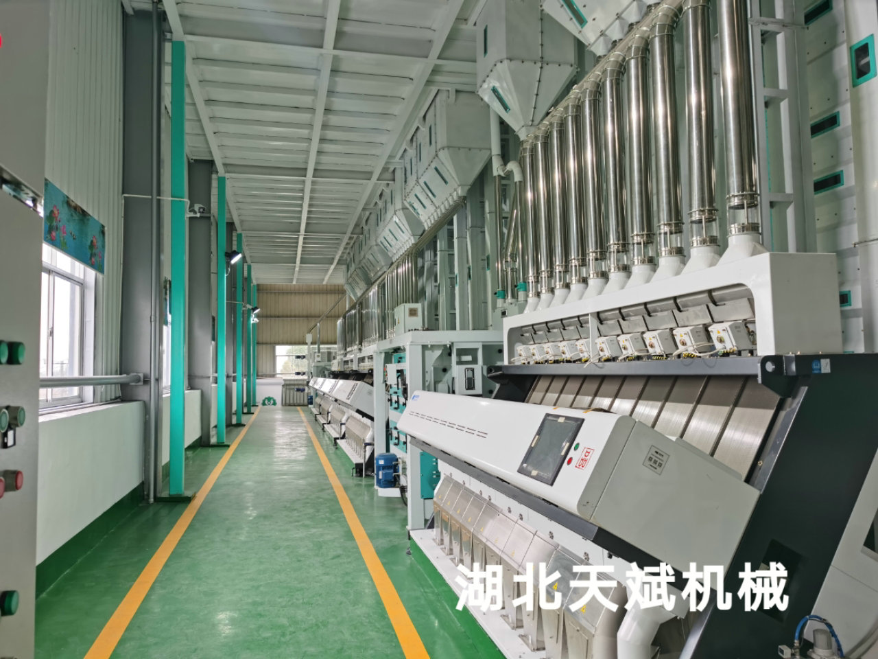 湖南金之香米业有限公司400T/D成套碾米工程  