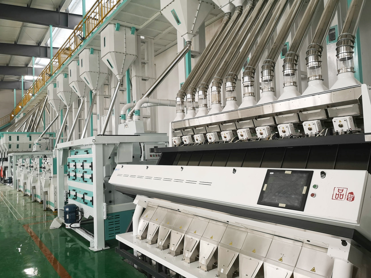 湖南金惠农业科技发展有限公司300T/D成套碾米工程 
